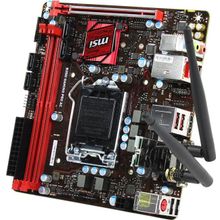 Мат. плата MSI B250I GAMING PRO AC (RTL) LGA1151    B250    PCI-E DVI+HDMI GbLAN+WiFi+BTSATA Mini-ITX 2DDR4