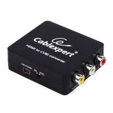 Конвертер HDMI->RCA (1x video, 2x audio), PAL NTSC, Cablexpert (DSC-HDMI-CVBS-001)