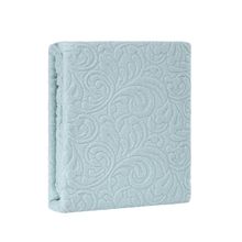 Простынь махровая "KARNA" ESRA 200x220 см цвет светло-зеленый