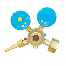 FoxWeld Редуктор БКО-50-СВ-АЛ (кислородный, 2 манометра)