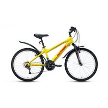 Подростковый горный (MTB) велосипед MTB HT 24 Disc желтый 14" рама