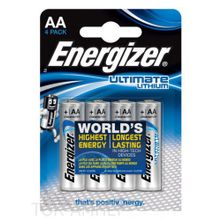 Батарейка Energizer Ultimate LITHIUM FR6 BL4