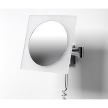 WasserKRAFT Зеркало увеличительное K-1008 с LED-подсветкой