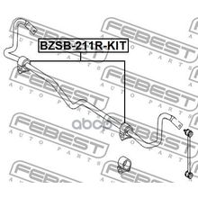 Втулка Стабилизатора (Комплект) | Зад | Mercedes Benz E 200 Cdi 211.# Febest арт. BZSB211RKIT