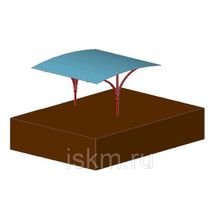 Навес для автомобиля Богатырь 1.2