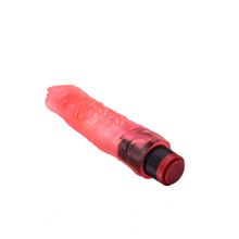 Рельефный розовый вибратор-реалистик - 19,5 см. (47237)