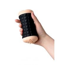 Двухсторонний мастурбатор JOS JANICE в черном цилиндре (107797)