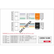 Переходник ISO Ford, Jaguar, Nissan, Mazda Carav 12-009