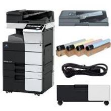 KONICA MINOLTA bizhub C258 МФУ + Тонеры (CMYK) + АПД + Тумба + Кабель