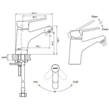 Смеситель для раковины Bravat Eco F193147C