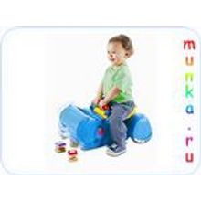 Fisher-Price ходунки-велосипед "Бегемот с кубиками" С5843