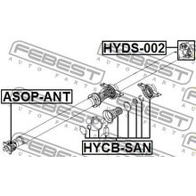 Подшипник Опоры Карданного Вала Hyundai Santa Fe 06 (Cm) 2006-2012 Febest арт. HYCBSAN