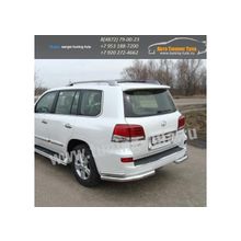 Защита бампера уголки d76,1 42,4 мм LEXUS LX 570 2012+   арт.670