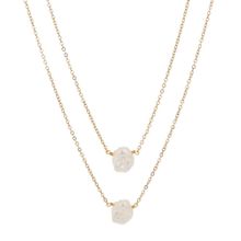 Многослойное колье с барочным жемчугом (арт. 83352-1)