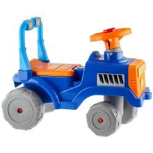 ОР931 Каталка Трактор В сине-оранжевый