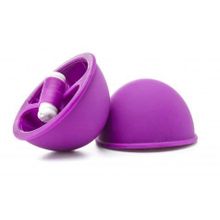 Shots Media BV Фиолетовые вакуумные присоски с вибрацией Vibrating Suction Cup (фиолетовый)