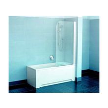 Шторка на ванну EVS1 75x150, правая, белый, Transparent Ravak