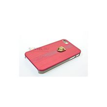 Задняя накладка алюминиевая Porsche для iPhone 4S red rose 00019287