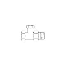  "Combi 2" вентиль на обр. подводку Ду10, 3 8", PN10, из латуни, проходной, никелир. Артикул №: 1091161