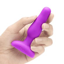 b-Vibe Анальная вибропробка цвета фуксии NOVICE REMOTE CONTROL PLUG FUCHSIA - 10,2 см. (фуксия)