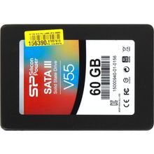 Накопитель SSD 60 Gb SATA 6Gb   s Silicon Power Velox V55    SP060GBSS3V55S25    2.5" MLC