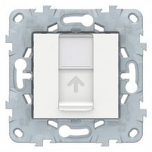 Розетка компьютерная 1xRJ45 Cat.5 UNICA NEW, белый |  код. NU541118 |  Schneider Electric