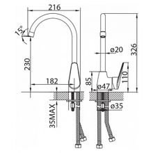 Смеситель Milardo Hudson HUDSB00M05