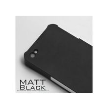 zzCase Matt (черный) - чехол для iPhone 4