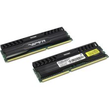 Модуль памяти   Patriot Viper   PV38G160C9K   DDR3 DIMM 8Gb KIT  2*4Gb    PC3-12800    CL9