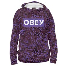 Худи Я-МАЙКА OBEY PIXEL TEXTURE