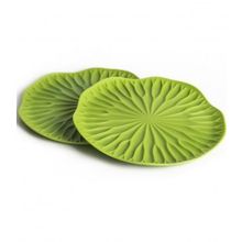 Qualy под бокалы Lotus 2 шт зеленые