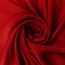 Ткань для штор портьерная Софт Красный