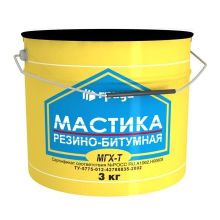 Мастика РЕЗИНО-БИТУМНАЯ мгх-т 3кг