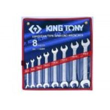 KING TONY Комплект рожковых ключей 8-22 мм 6 предметов (Артикул: 1106MR)