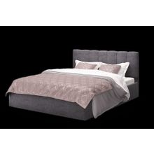 МЛК Кровать Элен 1600 ткань ROCK 08 графит ID - 298375