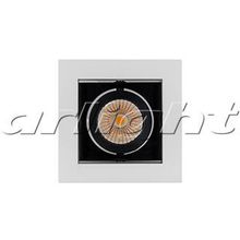 Светильник CL-KARDAN-S102x102-9W Warm (WH-BK, 38 deg), 24126 |  код. 024126 |  Arlight