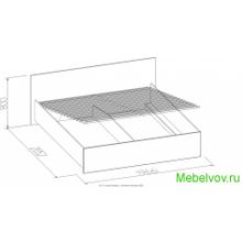 Кровать Эко 1.2 с подъемным механизмом