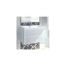 Тумба с умывальником 80см, Римини 80, подвесная, белая, Акватон