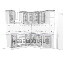 Кухня БЕЛАРУСЬ-8.5 модульная угловая. 2000х2000мм