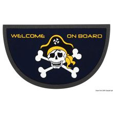 Osculati Format antiskid semi-circ. doormat 40x68 cm Pirate, 23.909.06