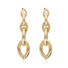 Длинные серьги под золото (арт. 78543-1)