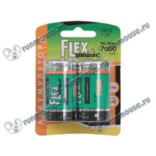 Аккумулятор Flexpower "NMH-HR20-7000-B2" 1.2В 7000мАч Ni-MH D (2шт. уп.) (ret) [103481]