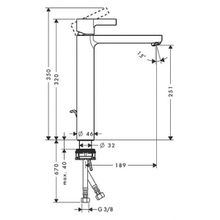 Смеситель Hansgrohe Metris S 31022000 для раковины