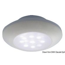 Osculati Watertight white ceiling light, white LED light, 13.179.01