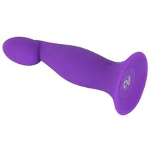 Фиолетовый G-стимулятор с вибрацией Pure Lilac Vibes - 18 см. Фиолетовый