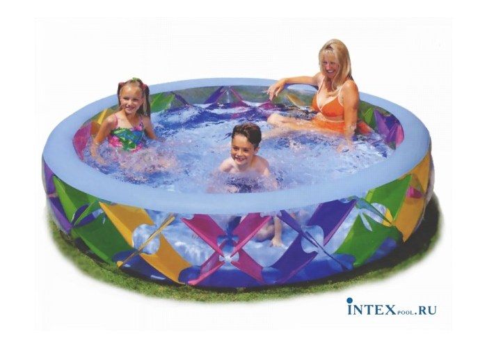 Бассейн wet set. Бассейн 56494. Intex 229х229х66. Бассейн надувной Intex.