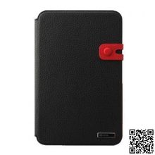 Чехол Zenus для Samsung Galaxy Tab 7.0 Plus Masstige Color Edge Diary (Real Black + Red)
