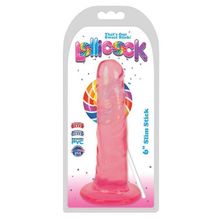 Розовый фаллоимитатор Slim Stick Dildo - 15,2 см. (розовый)