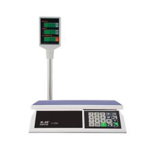 Торговые настольные весы M-ER 326 ACP-15.2 Slim LCD Белые