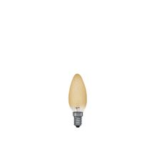 Paulmann. Лампа накаливания 230V 25W E14 Свеча (D-35mm, H-97mm) ледяной кристалл,янтарь